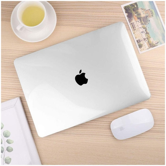 Калъф Smartshell за MacBook Air 15 M2-M5 2023-2026, Crystal Clear, Tech-Protect