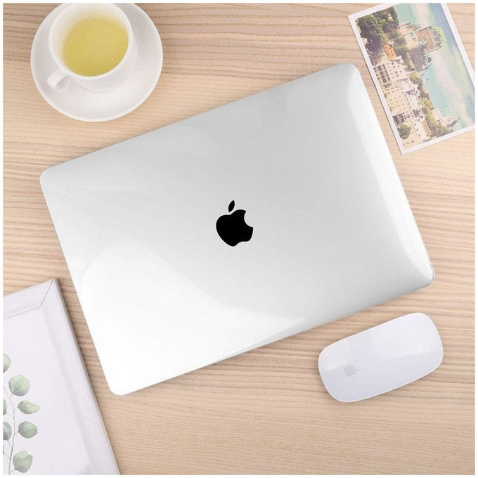 Калъф Smartshell за MacBook Air 15 M2-M5 2023-2026, Crystal Clear, Tech-Protect