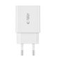 Мрежово зарядно C35W 2-PORT PD 35W + USB-C Cable, бяла, Tech-Protect