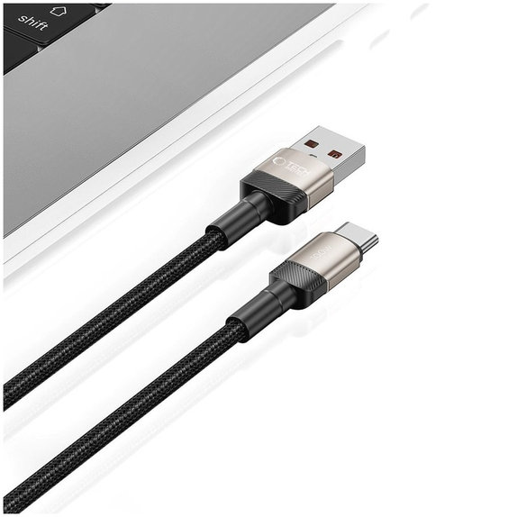 Кабел Ultraboost Evo USB-C Cable 100W/5A 100cm, Titanium, Tech-Protect