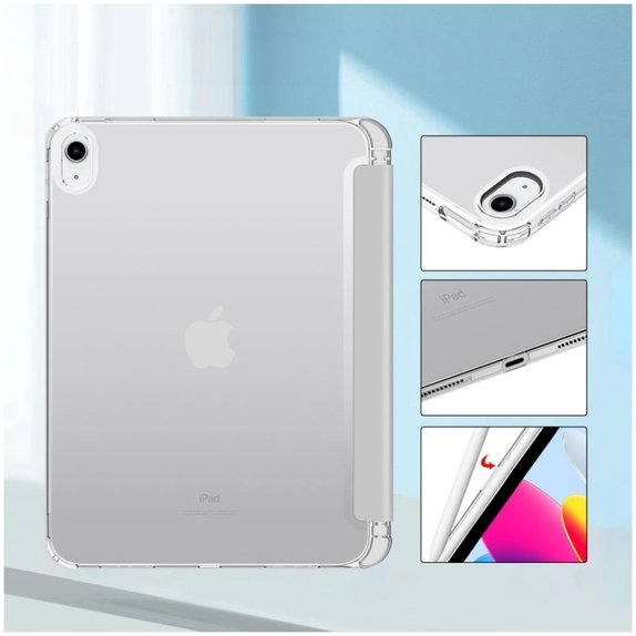 Калъф Sc Pen Hybrid за iPad 10.9" 10 / 2022 / 11" 11 / 2025, сива, Tech-Protect