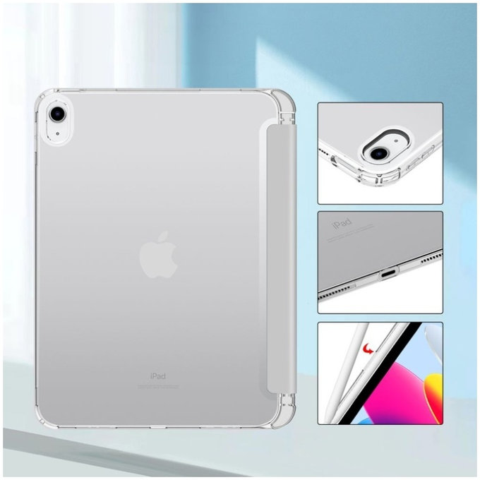 Калъф Sc Pen Hybrid за iPad 10.9" 10 / 2022 / 11" 11 / 2025, сива, Tech-Protect