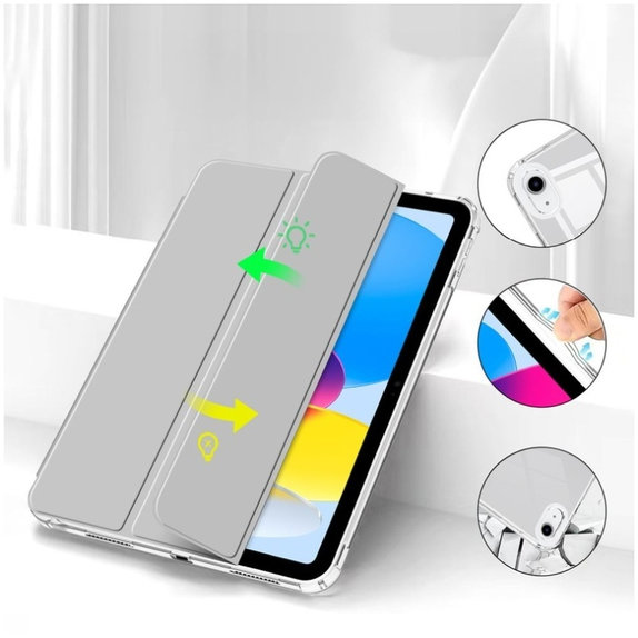 Калъф Sc Pen Hybrid за iPad 10.9" 10 / 2022 / 11" 11 / 2025, сива, Tech-Protect
