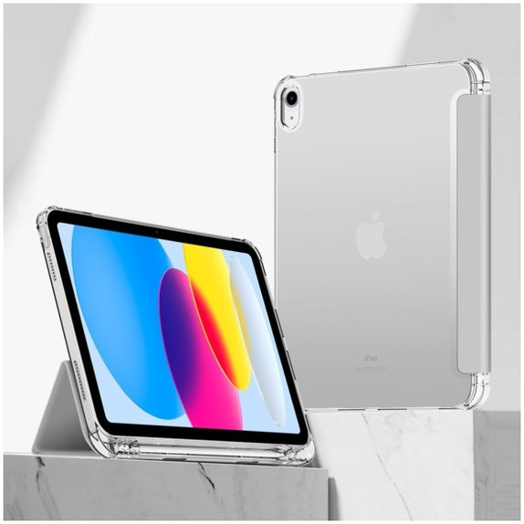 Калъф Sc Pen Hybrid за iPad 10.9" 10 / 2022 / 11" 11 / 2025, сива, Tech-Protect