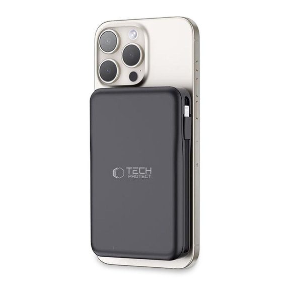 Външна батерия PB31 Lifemag MagSafe 10000mAh, черна, Tech-Protect