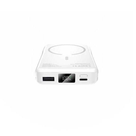 Външна батерия PB31 Lifemag MagSafe 10000mAh, бяла, Tech-Protect