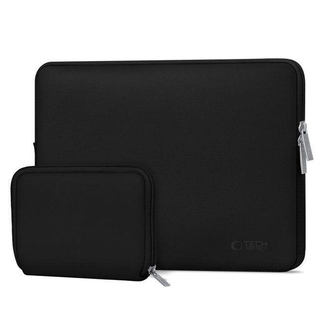 Калъф за лаптоп Neoslim 13-14, черна, Tech-Protect