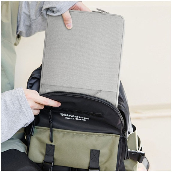 Калъф за лаптоп Sleevy 13-14, Crayon Grey, Tech-Protect