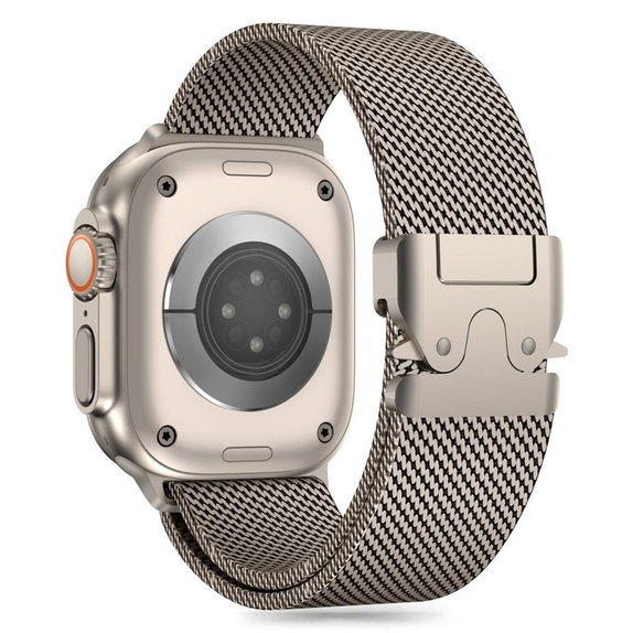 Каишка Milano за Apple Watch 8 / 9 / 10 / 11 / SE / Ultra (44 / 45 / 46 / 49 mm), Titanium, Tech-Protect