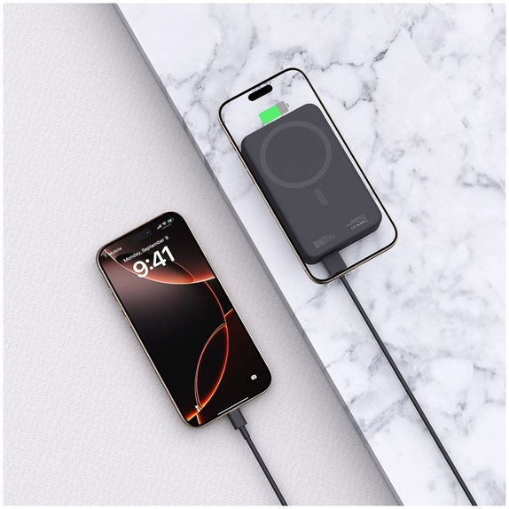 Външна батерия PB12 Lifemag MagSafe 20000mAh, черна, Tech-Protect