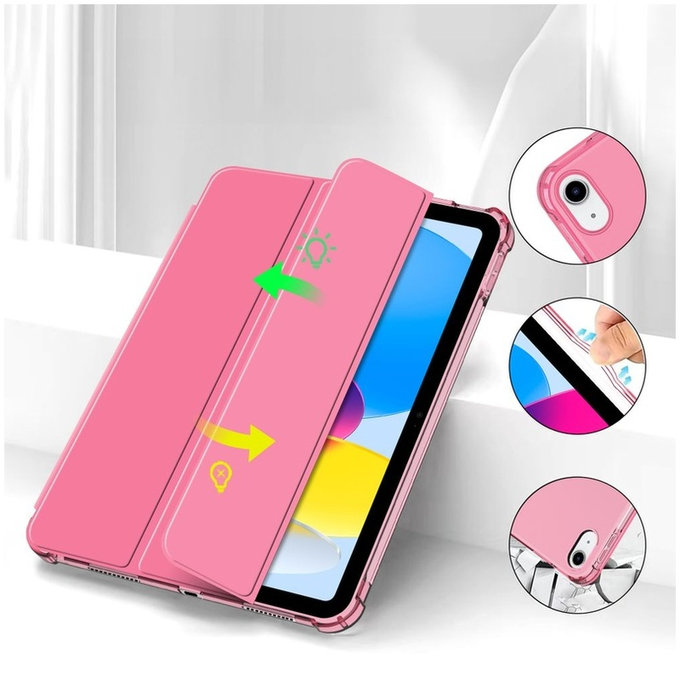 Калъф Sc Pen Hybrid за iPad 10.9" 10 / 2022 / 11" 11 / 2025, Crystal Magenta, Tech-Protect