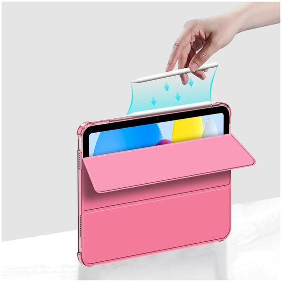 Калъф Sc Pen Hybrid за iPad 10.9" 10 / 2022 / 11" 11 / 2025, Crystal Magenta, Tech-Protect