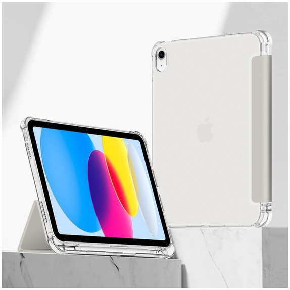 Калъф Sc Pen Hybrid за iPad 10.9" 10 / 2022 / 11" 11 / 2025, Crystal Silver, Tech-Protect