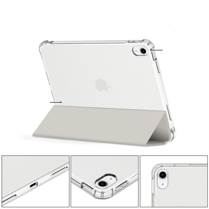 Калъф Sc Pen Hybrid за iPad 10.9" 10 / 2022 / 11" 11 / 2025, Crystal Silver, Tech-Protect