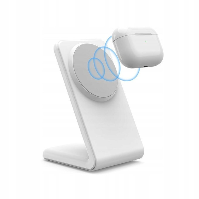Безжично зарядно QI15W-A38 Magnetic MagSafe, бяла, Tech-Protect