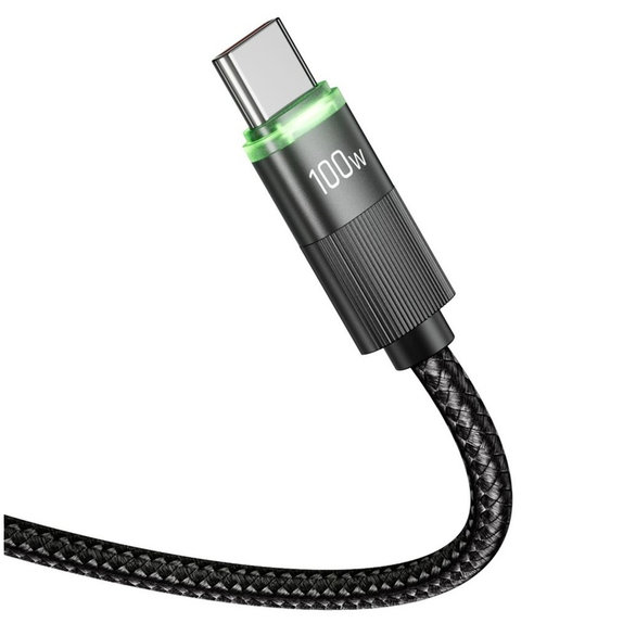 Кабел UB20T Ultraboost USB-C Cable PD 100W / 5A 180CM, черна, Tech-Protect