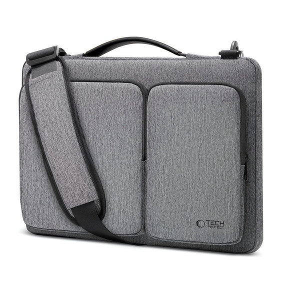 Калъф за лаптоп Defender Bag 13-14, Crayon Grey, Tech-Protect