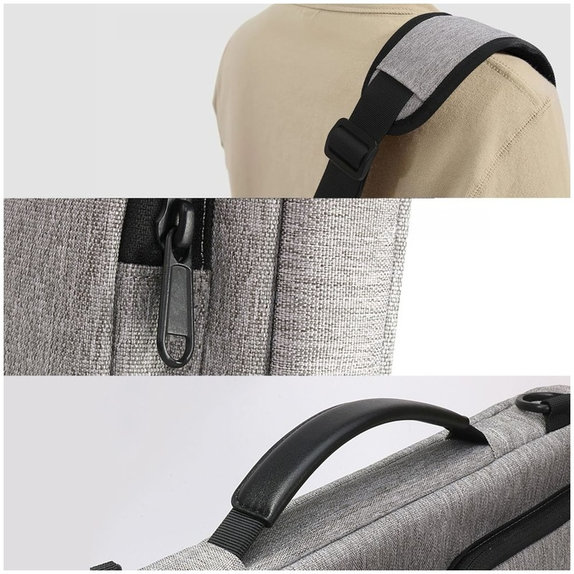 Калъф за лаптоп Defender Bag 13-14, Crayon Grey, Tech-Protect