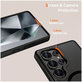 Калъф MagMat MagSafe за Galaxy S25 Ultra, Matte Black, Tech-Protect