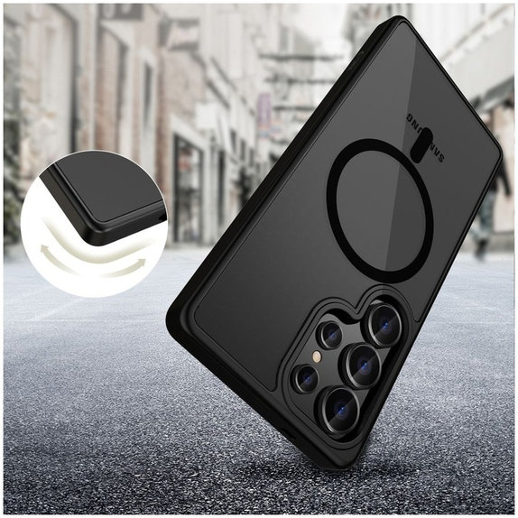 Калъф MagMat MagSafe за Galaxy S25 Ultra, Matte Black, Tech-Protect