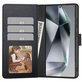 Калъф Wallet за Samsung S25, черна, Tech-Protect