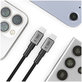 Кабел Ultraboost Dna USB-C Cable PD 100W / 5A 300cm, Iron Grey, Tech-Protect