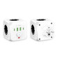 Мрежово зарядно PCL3X4 Power Socket 2 USB & 2 USB-C & 3 Socket, бяла, Tech-Protect