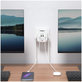 Мрежово зарядно PCL3X4 Power Socket 2 USB & 2 USB-C & 3 Socket, бяла, Tech-Protect