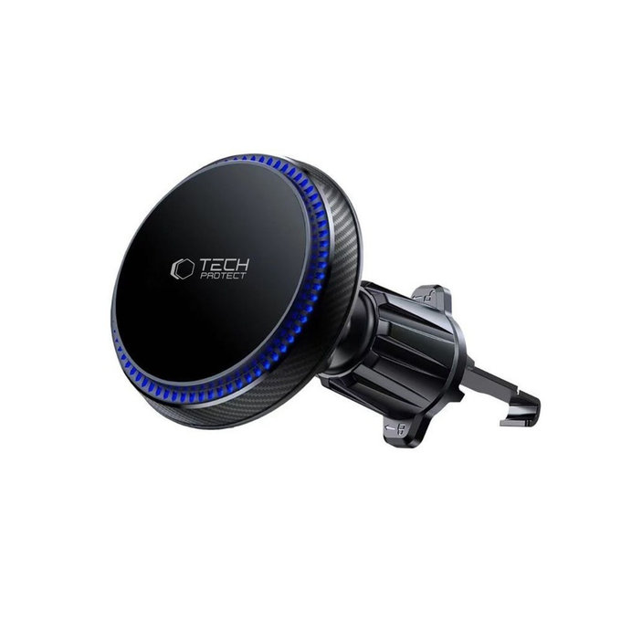 Стойка за автомобил MM15W-V4 Magnetic MagSafe Dashboard & Vent 15W, черна, Tech-Protect