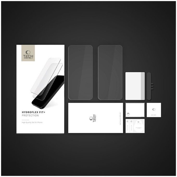 Хидрогел фолио Hydro Flex+ 2-PACK за Xiaomi Redmi Note 14 Pro 5G / 14 Pro+ Plus 5G / Poco X7 5G, прозрачна, Tech-Protect