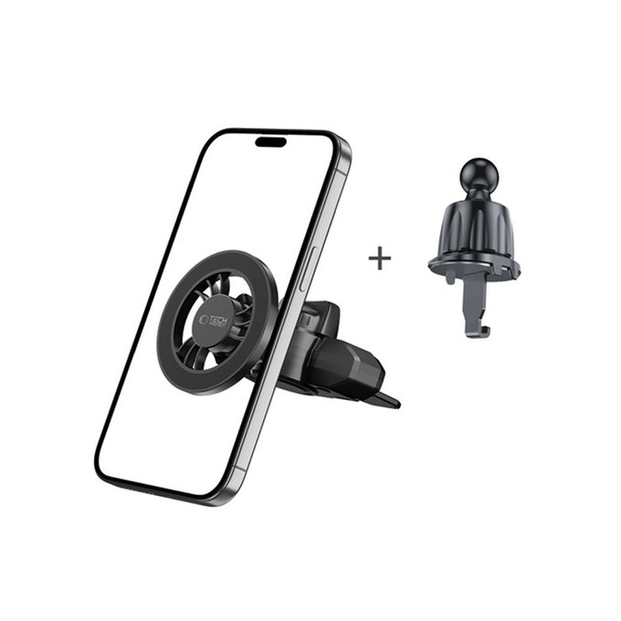 Стойка за автомобил N56 Magnetic MagSafe Cd & Vent, черна, Tech-Protect