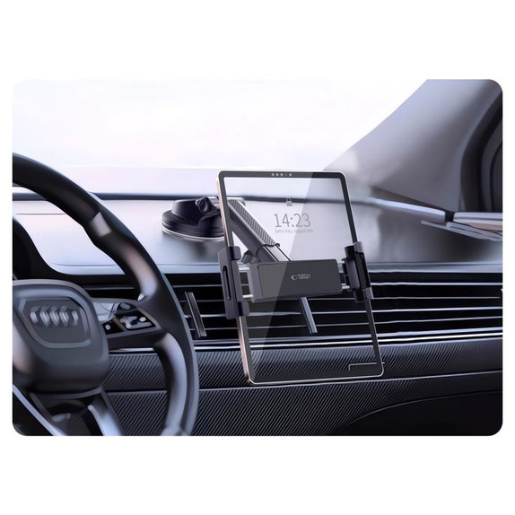 Стойка за автомобил V4 Universal Windshield & Dashboard for Tablet, черна, Tech-Protect