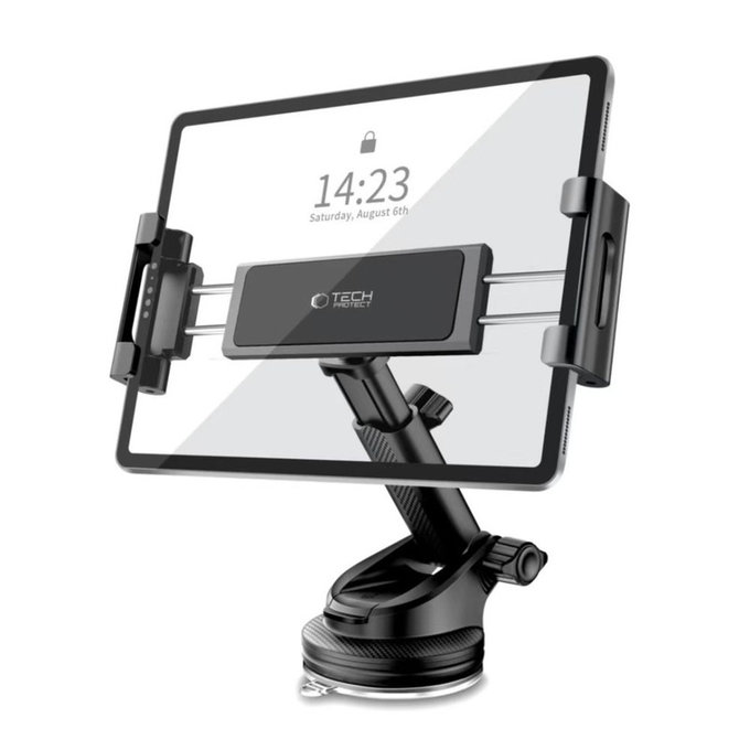 Стойка за автомобил V4 Universal Windshield & Dashboard for Tablet, черна, Tech-Protect