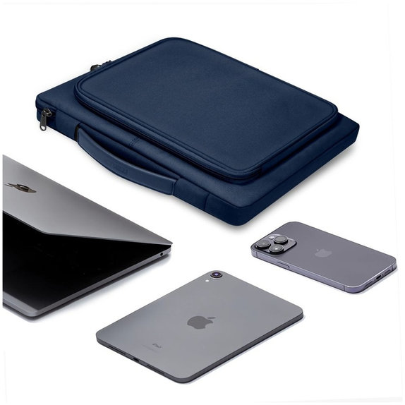 Калъф за лаптоп Basic Bag 15-16, Navy Blue, Tech-Protect