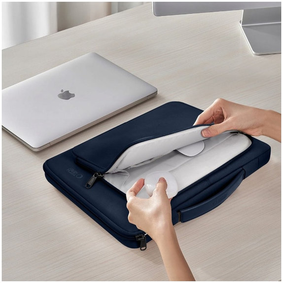 Калъф за лаптоп Basic Bag 15-16, Navy Blue, Tech-Protect
