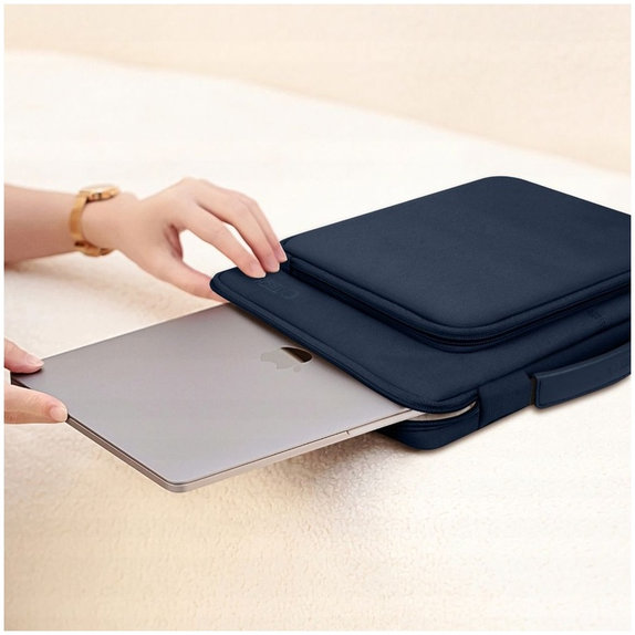 Калъф за лаптоп Basic Bag 15-16, Navy Blue, Tech-Protect