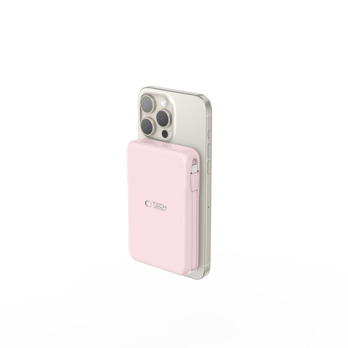 Външна батерия PB31 Lifemag MagSafe 10000mAh, розова, Tech-Protect