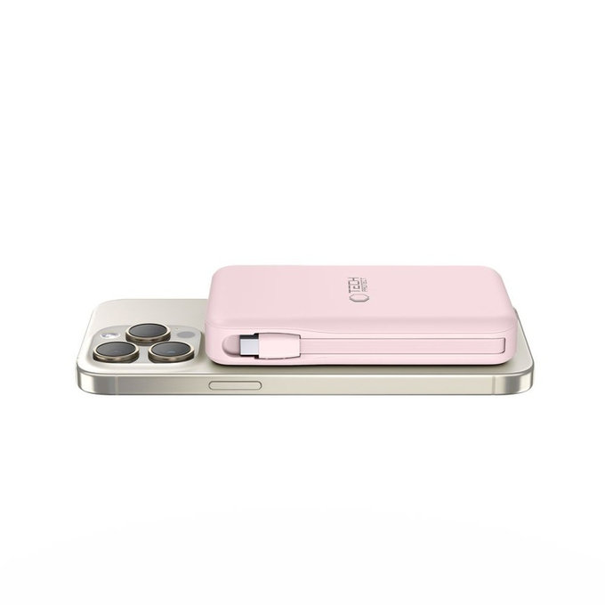 Външна батерия PB31 Lifemag MagSafe 10000mAh, розова, Tech-Protect