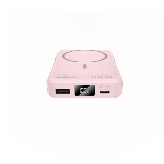 Външна батерия PB31 Lifemag MagSafe 10000mAh, розова, Tech-Protect
