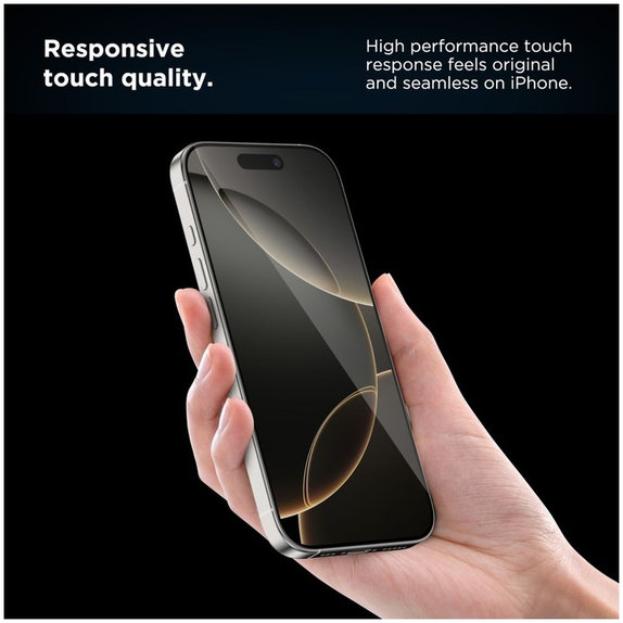 Закалено стъкло Quick Set+ 2-PACK за iPhone 15 / 16, черна, Tech-Protect