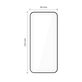 Закалено стъкло Quick Set+ 2-PACK за iPhone 15 / 16, черна, Tech-Protect