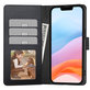 Калъф Wallet за Motorola Edge 60 / 60 Fusion, черна, Tech-Protect
