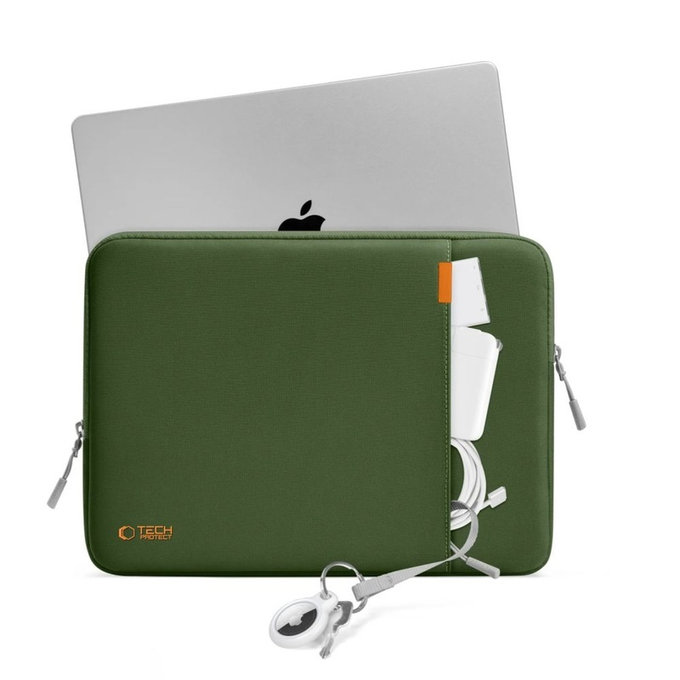 Калъф за лаптоп Defender 15-16, Army Green, Tech-Protect