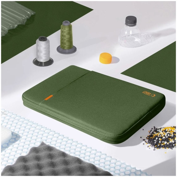 Калъф за лаптоп Defender 15-16, Army Green, Tech-Protect