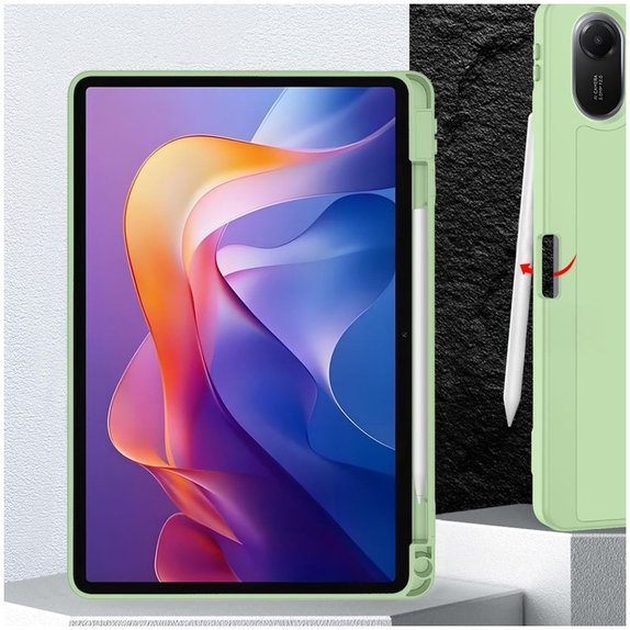 Калъф Sc Pen за Xiaomi Redmi Pad 2 11.0 Matcha Green, Tech-Protect