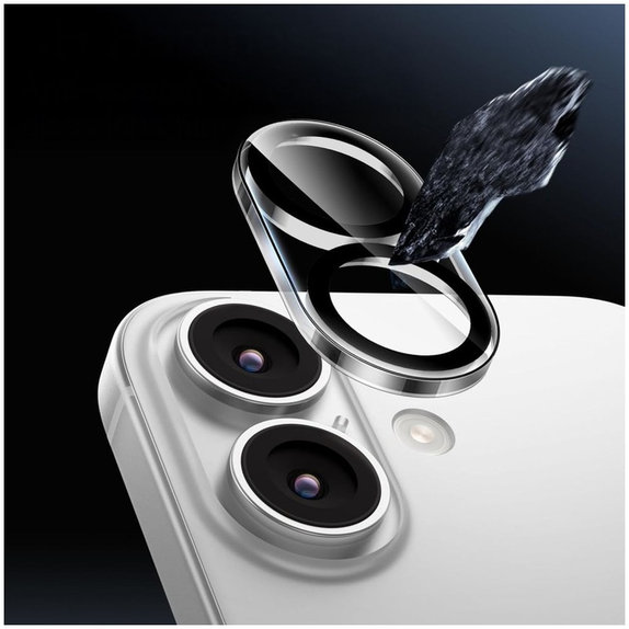 Протектор за камера Cam Fit+ за iPhone 17, прозрачна, Tech-Protect