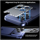 Протектор за камера Camring Fit+ за iPhone 14 Pro / Max / 15 Pro / Max / 16 Pro / Max / 17 Pro / Max, прозрачна, Tech-Protect