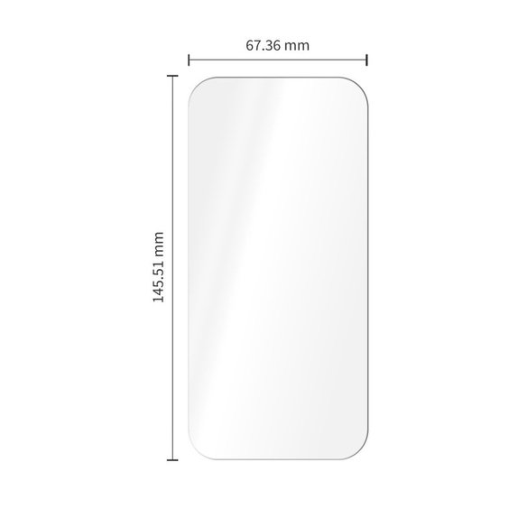 Закалено стъкло Glass Fit+ 2-PACK за iPhone 16 Pro / 17 / 17 Pro / 18 Pro, прозрачна, Tech-Protect