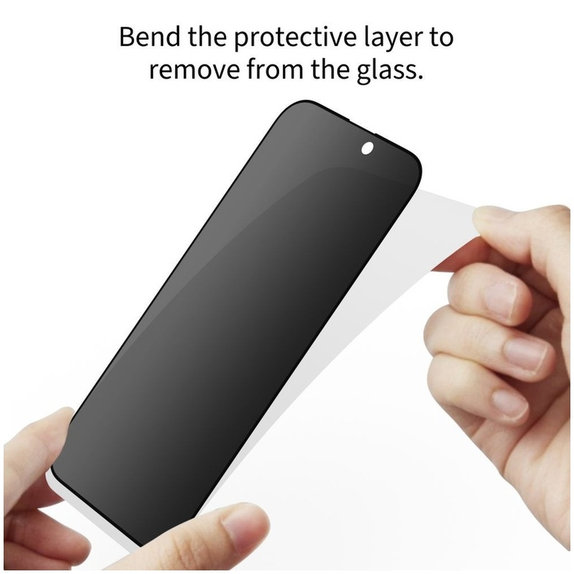 Privacy закалено стъкло Glass Spy+ 2-PACK за iPhone 16 Pro / 17 / 17 Pro, privacy, Tech-Protect