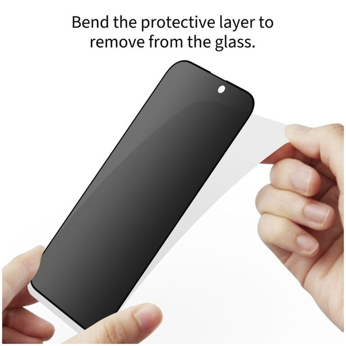 Privacy закалено стъкло Glass Spy+ 2-PACK за iPhone 16 Pro / 17 / 17 Pro, privacy, Tech-Protect